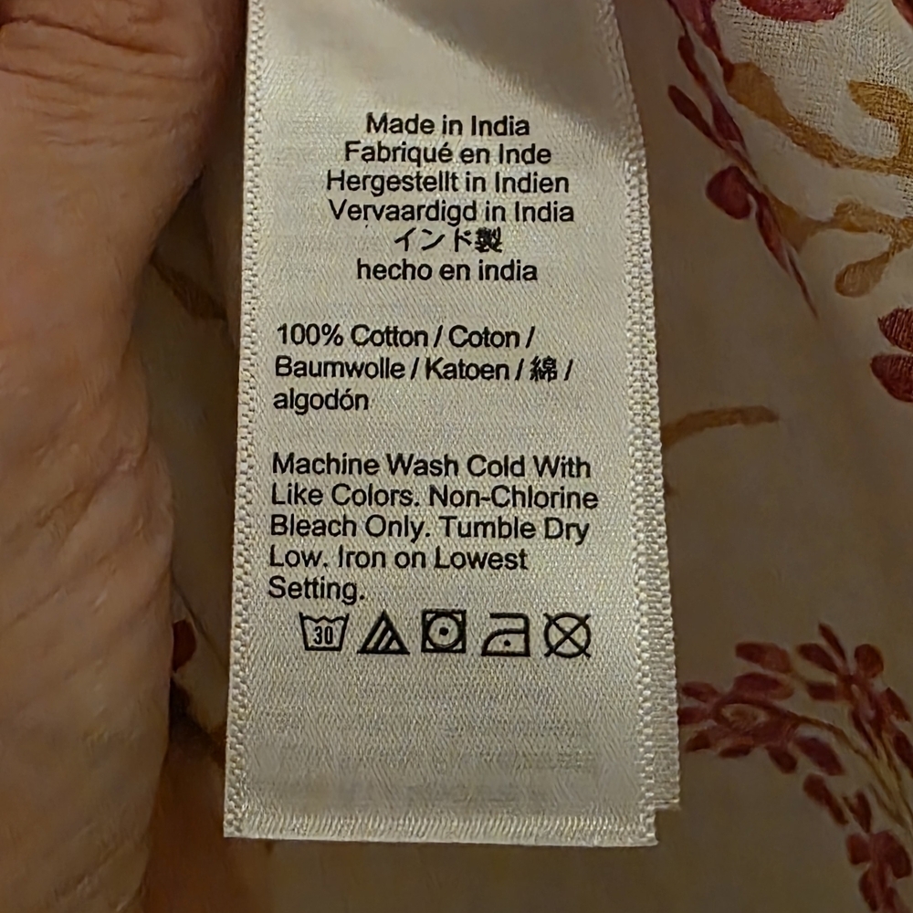 J. Crew Floral Print Beach Tunic Cover Up - Picture 4 of 7